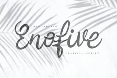 Enofive Font by Vunira — Script Handwritten Font — thumbnail 1