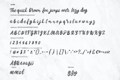 Enofive Font by Vunira — Script Handwritten Font — thumbnail 5