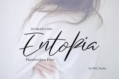 Entopia Font by Analogous — Script Handwritten Font — thumbnail 1