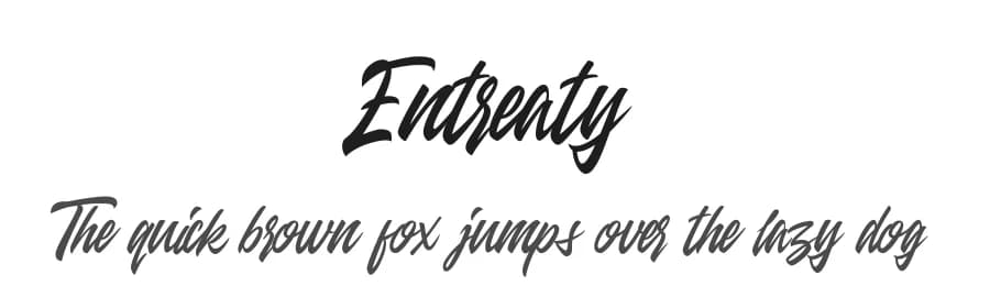 Entreaty by Creatype Studio — Script Handwritten Font