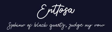 Enttosa by Jadatype — Script Handwritten Font — thumbnail 2