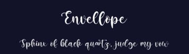 Envellope by Kong Font — Script Handwritten Font — thumbnail 2