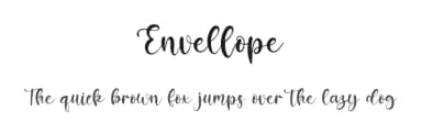 Envellope by Kong Font — Script Handwritten Font — thumbnail 1