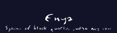 Enya — Script Handwritten Font — thumbnail 2