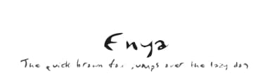Enya — Script Handwritten Font — thumbnail 1