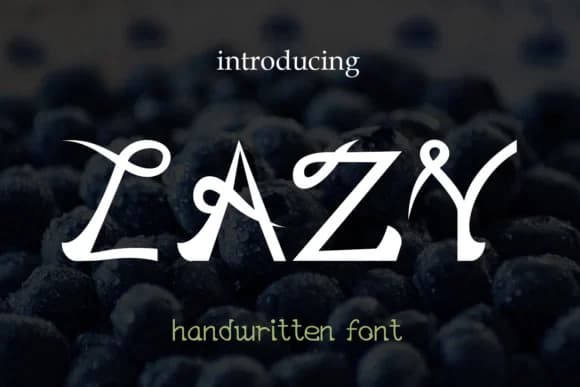EP Lazy Font by Emily Penley Fonts — Script Handwritten Font