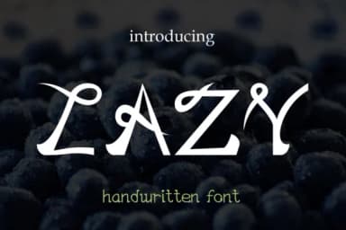 EP Lazy Font by Emily Penley Fonts — Script Handwritten Font — thumbnail 1