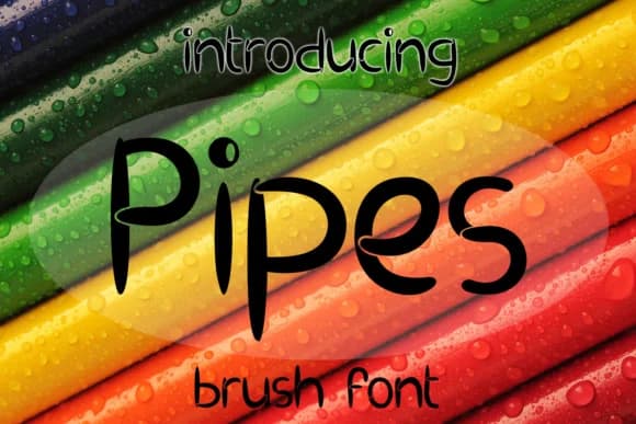 EP Pipes Font by Emily Penley Fonts — Script Handwritten Font