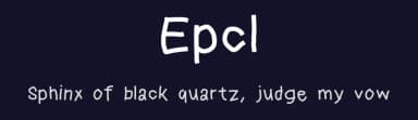 Epcl by Epcl Font — Script Handwritten Font — thumbnail 2
