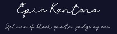 Epic Kantona by hikhstudio — Script Handwritten Font — thumbnail 2