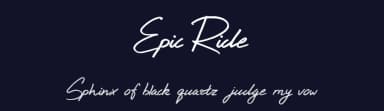 Epic Ride by edvardaso — Script Handwritten Font — thumbnail 2