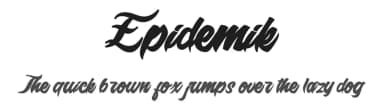 Epidemik by Arendx Studio — Script Handwritten Font — thumbnail 1