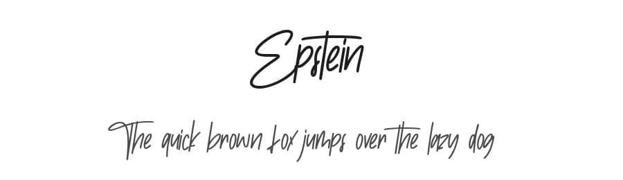 Epstein by Maulana Creative — Script Handwritten Font
