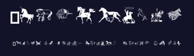 Equestrian by Darrian Lynx — Dingbats Font — thumbnail 2