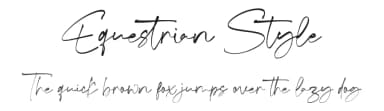 Equestrian Style by Din Studio — Script Handwritten Font — thumbnail 1