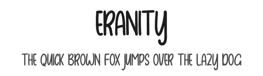 Eranity by Skiiller Studio — Script Handwritten Font