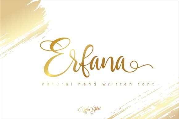 Erfana Font by Unflea Studio — Script Handwritten Font