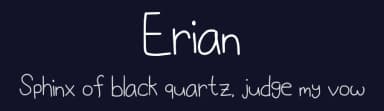 Erian by Myra — Script Handwritten Font — thumbnail 2