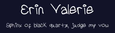 Erin Valerie by Allegresse — Script Handwritten Font — thumbnail 2