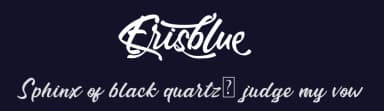 Erisblue by Nico Muslib — Script Handwritten Font — thumbnail 2
