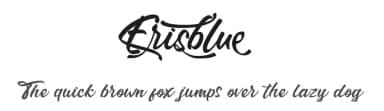 Erisblue by Nico Muslib — Script Handwritten Font — thumbnail 1