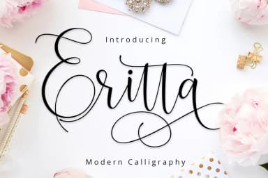 Eritta Font by Amarlettering — Script Handwritten Font — thumbnail 1