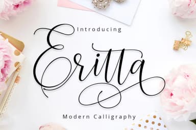 Eritta Font by Amarlettering — Script Handwritten Font — thumbnail 3
