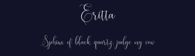 Eritta by Amarlettering - Takiy — Script Handwritten Font — thumbnail 2
