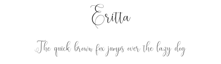 Eritta by Amarlettering - Takiy — Script Handwritten Font
