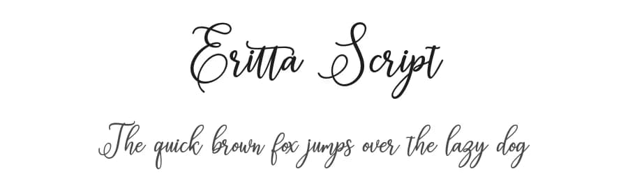 Eritta Script by Amarlettering - Takiy — Script Handwritten Font