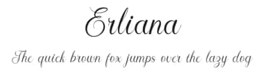 Erliana by Aan Samukur — Script Handwritten Font — thumbnail 1