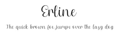 Erline by fontpremium — Script Handwritten Font — thumbnail 1