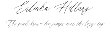 Erlinka Hillary by Letterhend Studio — Script Handwritten Font — thumbnail 1