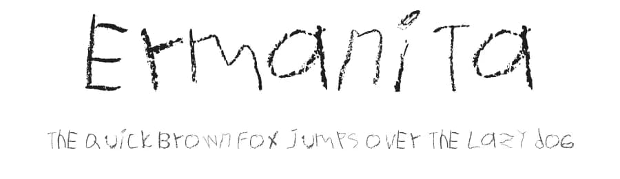 Ermanita by Esmeralda Soto — Script Handwritten Font