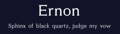 Ernon by Lerima — Serif Font — thumbnail 2