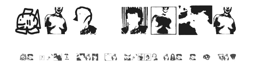 Eros Simboli by Vincenzo Silvestroni — Dingbats Font