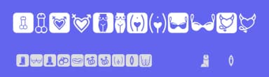 Erotic Symbols by Vladimir Nikolic — Dingbats Font — thumbnail 3