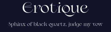 Erotique by Zetafonts — Serif Font — thumbnail 2