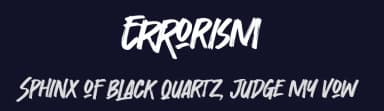 Errorism by Gassstype — Script Handwritten Font — thumbnail 2