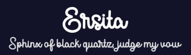 Ersita by Hendra Pratama — Script Handwritten Font — thumbnail 2