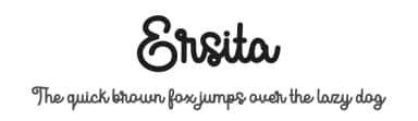 Ersita by Hendra Pratama — Script Handwritten Font — thumbnail 1