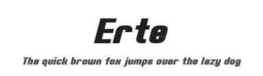 Erte by Pixel Sagas — Sans Serif Font — thumbnail 1