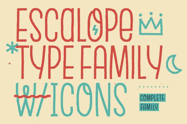 Escalope Font by antipixel — Script Handwritten Font