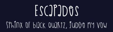 Escapades by Des Gomez — Script Handwritten Font — thumbnail 2