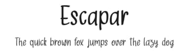 Escapar by GraphicsFamily — Script Handwritten Font — thumbnail 1