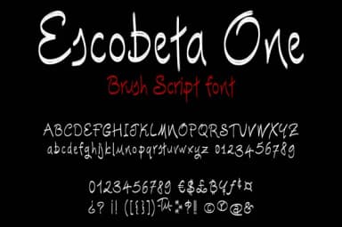 Escobeta One Font by Fernando Haro — Script Handwritten Font — thumbnail 2