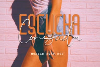 Escucha Consuela Duo Font by Digital Hustler — Script Handwritten Font — thumbnail 1