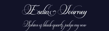 Esdoria Journey by Joko Setiono — Script Handwritten Font — thumbnail 2
