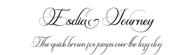 Esdoria Journey by Joko Setiono — Script Handwritten Font — thumbnail 1