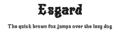 Esgard by twinletter — Script Handwritten Font — thumbnail 1
